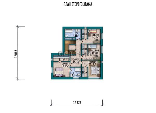 Проект современного трехэтажного дома с бассейном и гаражом S2-451 (255-451-3Г)