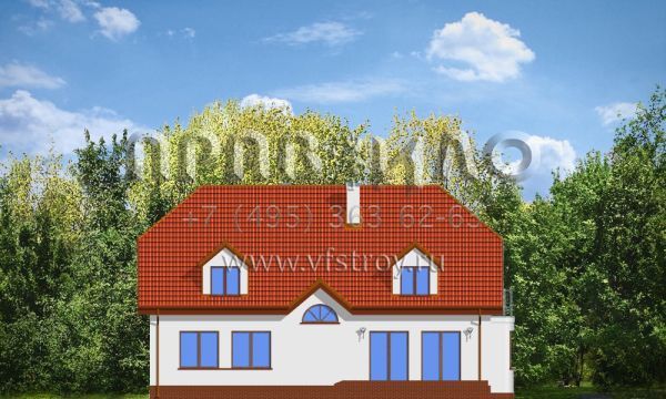 Проект небольшого коттеджа S8-261 (Акациевый)