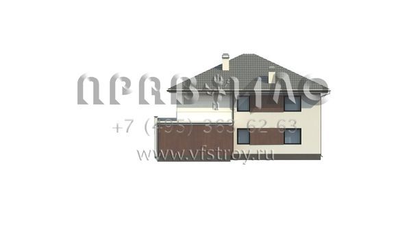 Проект частного дома в классическом стиле  S3-239 (Z156)