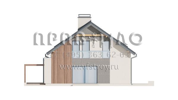 Проект экономичного комфортабельного дома S3-168-1 (Z127)