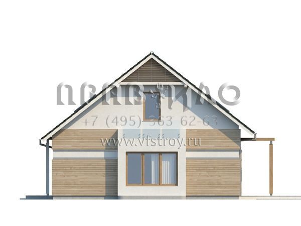 Проект функционального дома с гаражом  S3-150 (Z114)