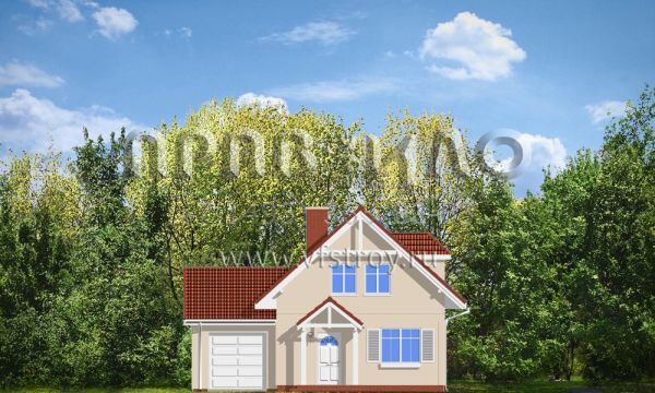 Проект мансардного частного дома S8-137-2 (Первый Дом 3)