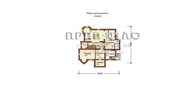 Проект строительства дома с элементами готики по проекту L-369-1P