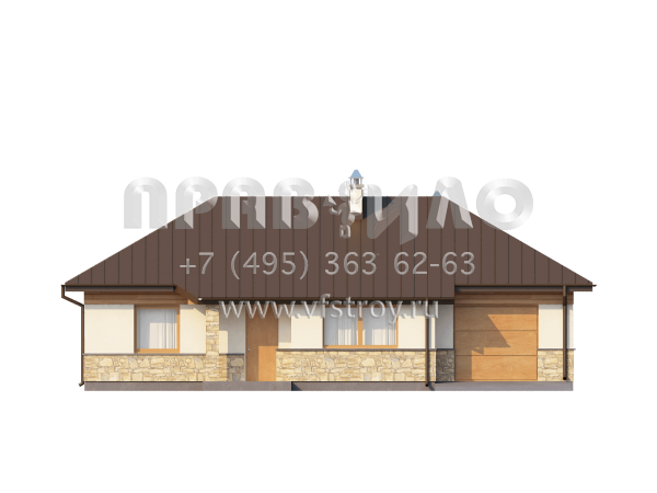 Проект одноэтажного особняка  S3-109 (Z151)