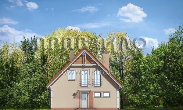 Проект загородного дома с мансардой S8-146 (Малгося)