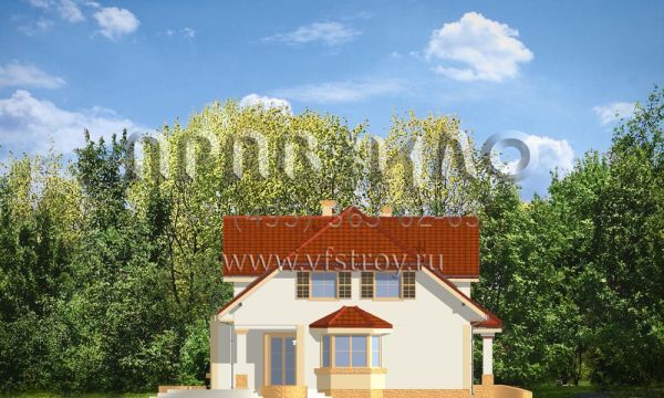 Проект дома с презентабельным входом S8-280-2 (Фокус)