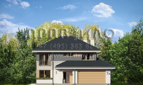 Проект дома из керамоблоков с подвалом S8-415-1 (Сидней)