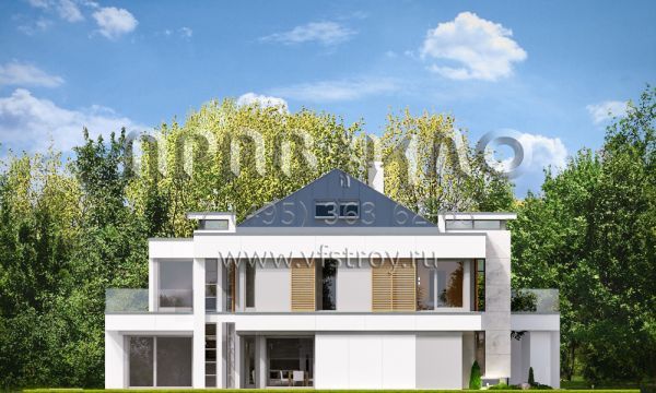 Проект стильного особняка S8-563 (Вилла Флорида)