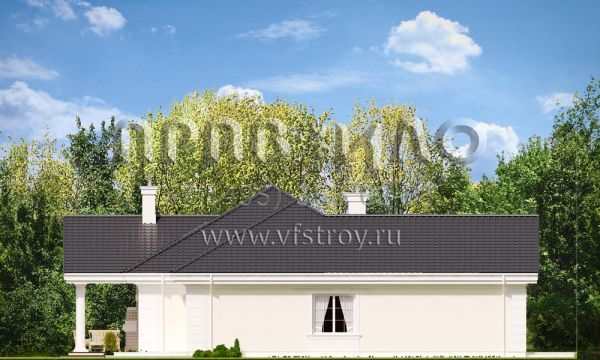 Проект стильной частной резиденции S8-279-1 (Парковая Вилла)