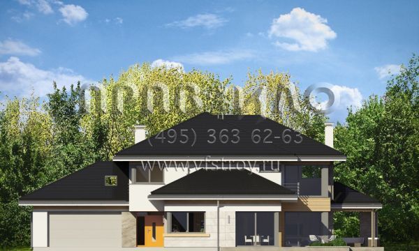Проект городской виллы S8-365 (Дом с Видом 2)