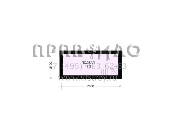 Проект деревянного загородного дома S7-134 (1-12)