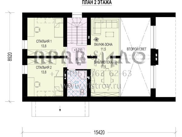 Барнхаус со вторым светом S7-151 (5-10.1)