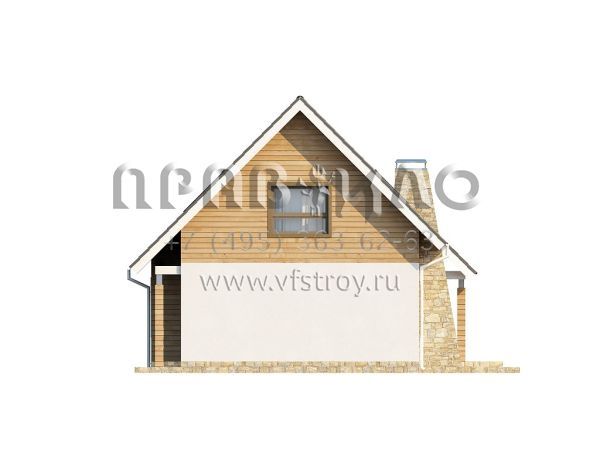 Проект комфортного частного дома для узкого участка S3-139-3 (Z79)