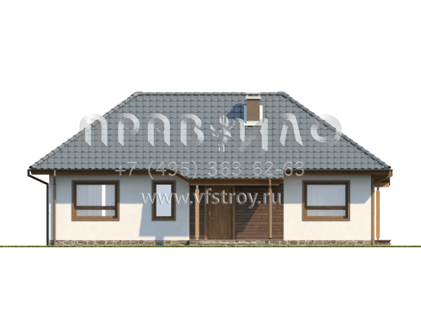 Проект частного дома квадратной формы S3-102 (Z69)