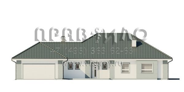 Проект одноэтажного просторного бунгало  S3-377 (Z21)