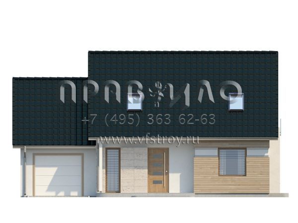 Проект функционального дома с гаражом  S3-150 (Z114)