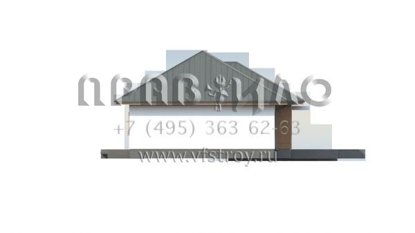 Проект одноэтажного элегантного бунгало S3-115-1 (Z307)