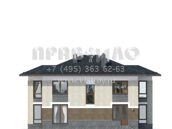 Проект двухэтажного дома с отличной планировкой S7-200(3-41)