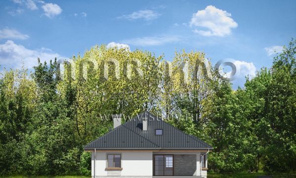 Проект дома для узкого участка S8-226 (Наталья 4)