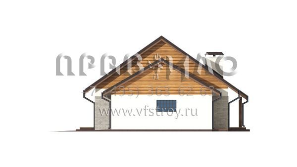 Проект энергоэффективного дома из кирпича, керамических блоков или газобетона S3-143-2 (Z98 L GP)