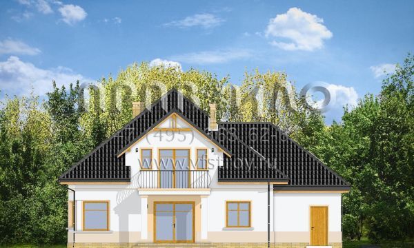 Проект коттеджа с двумя входами S8-283 (Аманда)