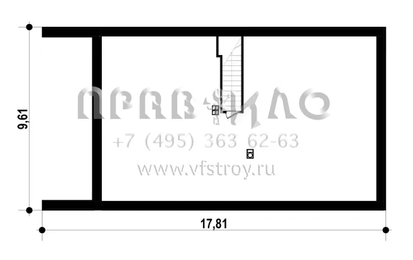 Проект современного дома с просторным чердачно-мансардным помещением S3-103-7 (Z465)