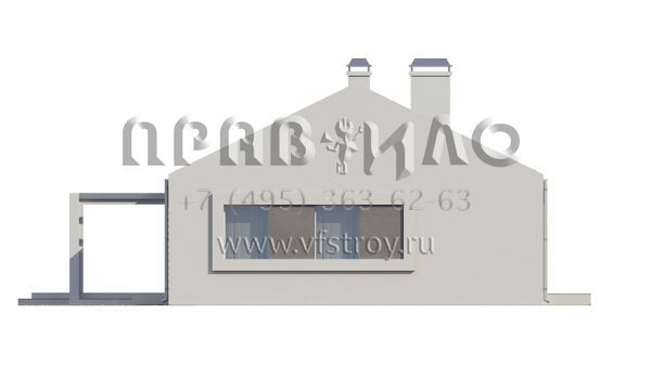 Проект компактного частного дома для узкого земельного участка S3-97 (Z251)