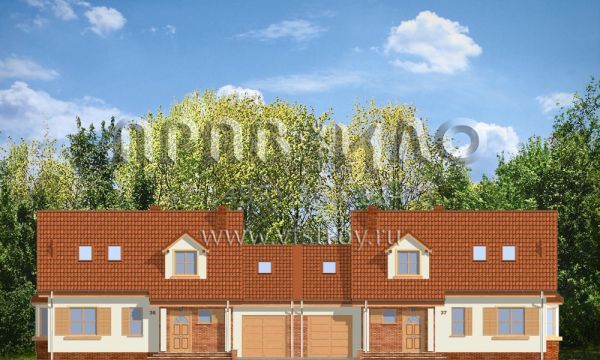 Проект спаренного дома S8-199-3 (Шквал)