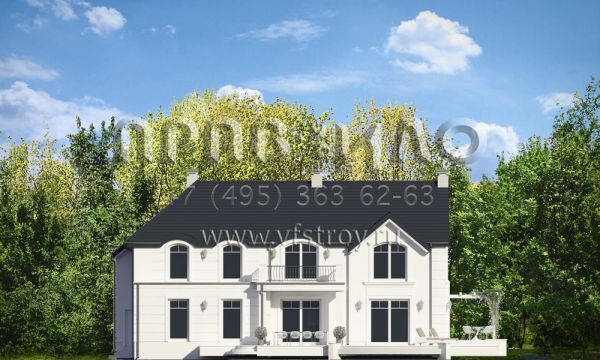 Проект большой виллы S8-406 (Вилла Анна Мария)