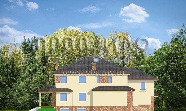Проект двухэтажного дома с подвалом S8-485 (Удобный)