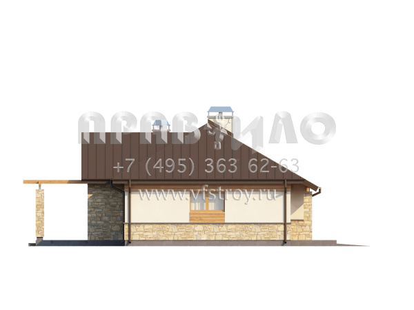 Проект одноэтажного особняка  S3-109 (Z151)