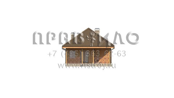 Проект компактного загородного дома с двухсторонним камином и кабинетом-спальней в мансарде S3-110-6 (Z16 D 35)