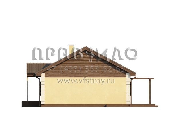 Проект четырехкомнатного дома S3-99 (Z8)