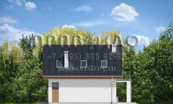 Проект простого коттеджа S8-120 (Густав)