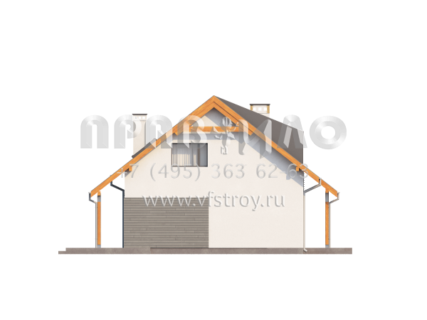 Проект дома для семьи из 4 человек S3-112-1 (Z146)