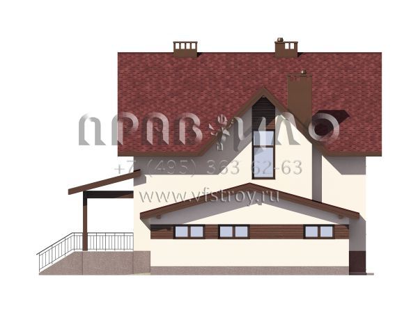 Проект загородного дома с подвалом S7-302 (3-52c.Р)