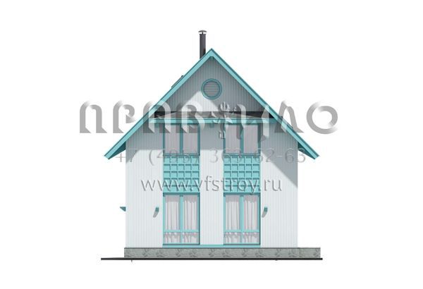 Дом с верандой S6-113(H-113-1S)