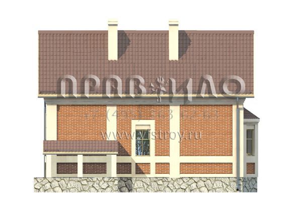 Экономичный загородный дом с подвалом S7-167 (2-01)