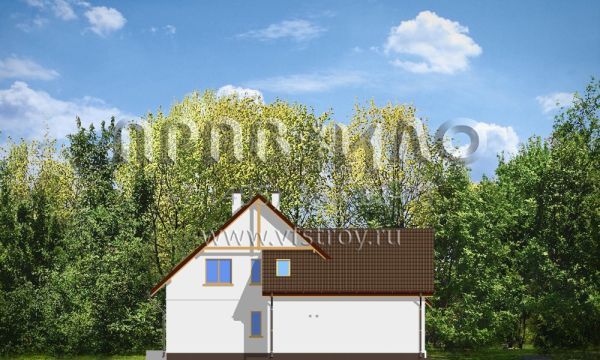 Проект дома с функциональной планировкой S8-266-2 (Роща)