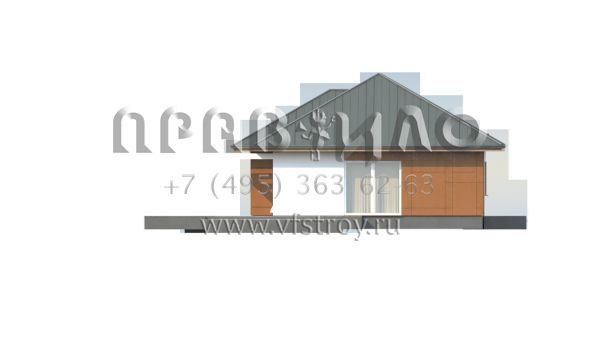 Проект одноэтажного элегантного бунгало S3-115-1 (Z307)