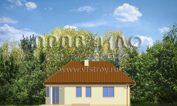 Проект дома для небольшой семьи S8-84-2 (Сокровище)