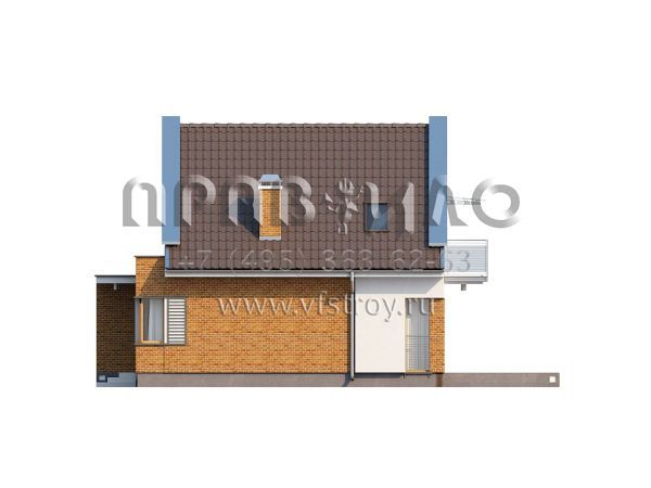 Проект функционального дома с мансардой  S3-111 (Z112)