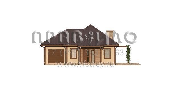 Проект небольшого дачного дома для двоих  S3-69 (Z73 L GL)
