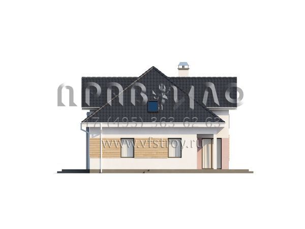 Проект загородного дома с функциональным чердаком  S3-276 (Z171)