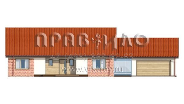 Проект дома с остекленной террасой S3-167-4 (Z98 wp gp2)