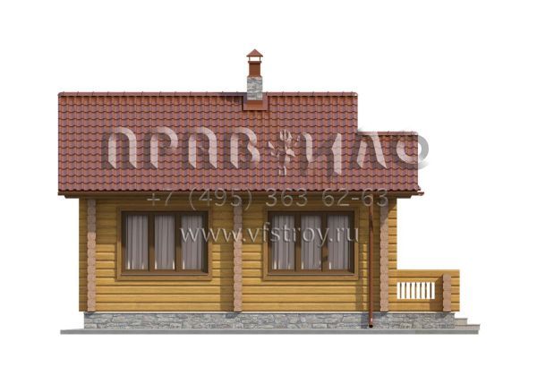 Дом из Бруса S6-50(C-050-1D)