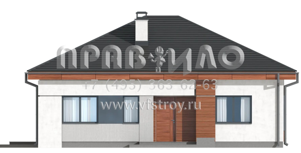 Проект одноэтажного дома S3-101 (Z273 a el)