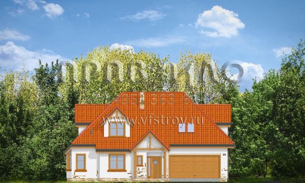 Проект дома с гардеробными S8-264-1 (Ясень 2)