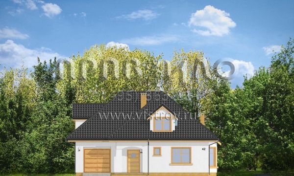 Проект яркого загородного дома S8-234-1 (Примус)