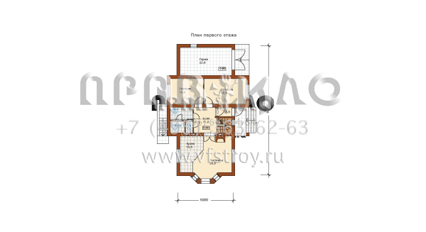 Уютный и компактный финский коттедж G-209-1P